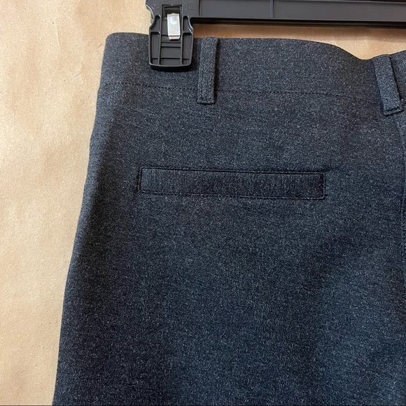 Betabrand | Straight Leg Classic Dress Pants Ponte Knit Trousers Charcoal Size S - Picture 9 of 10